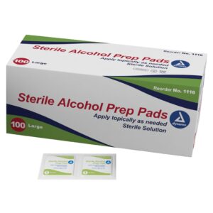 Alcohol Prep Pads – Small, 100 Count